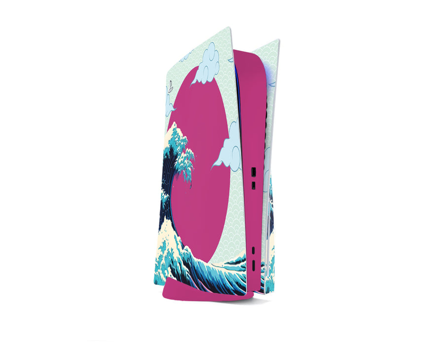 Hokusai Great Wave Clouds Edition PS5 Disc Edition / PS5 Slim Skin