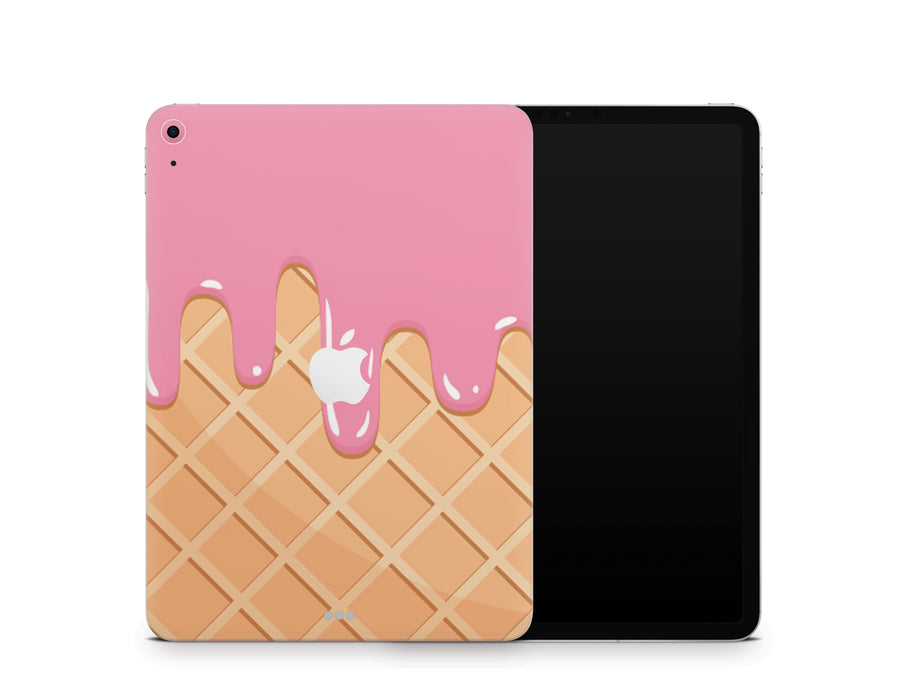Melted Ice Cream Cone iPad Series Skin
