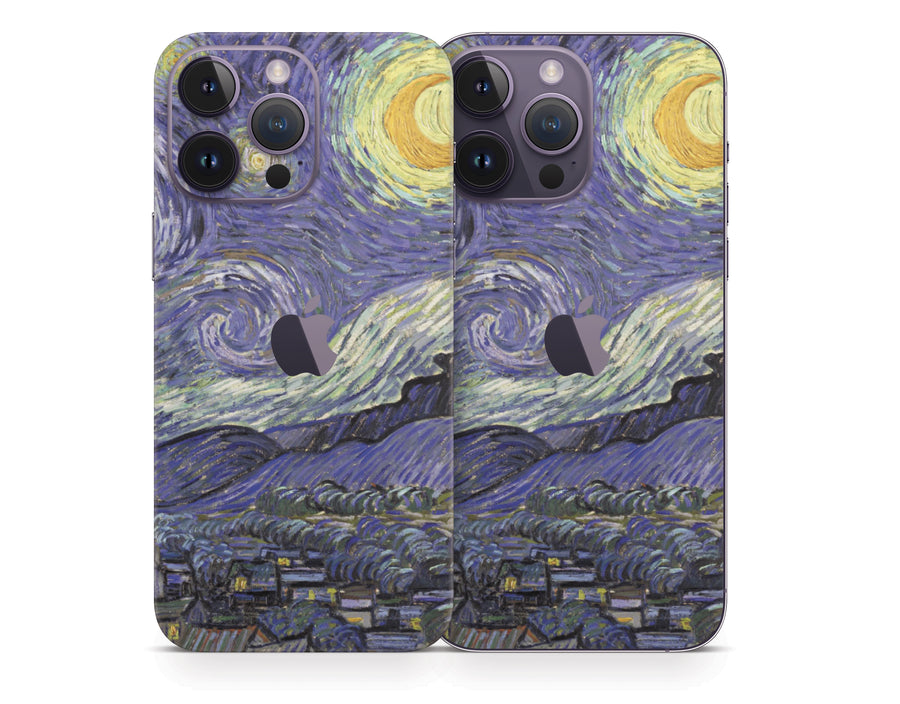 Starry Night By Van Gogh iPhone 14 Series Skin