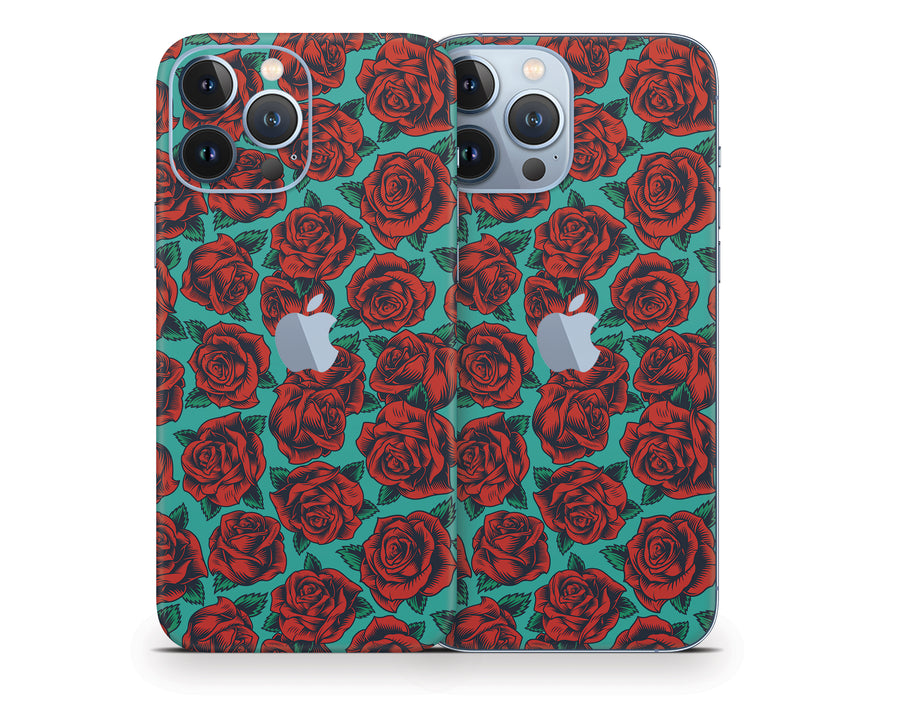 Rose Camouflage iPhone 13 Series Skin