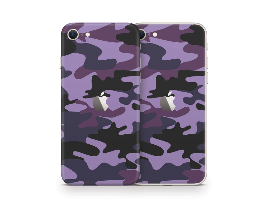 Purple Camouflage iPhone SE Series Skin