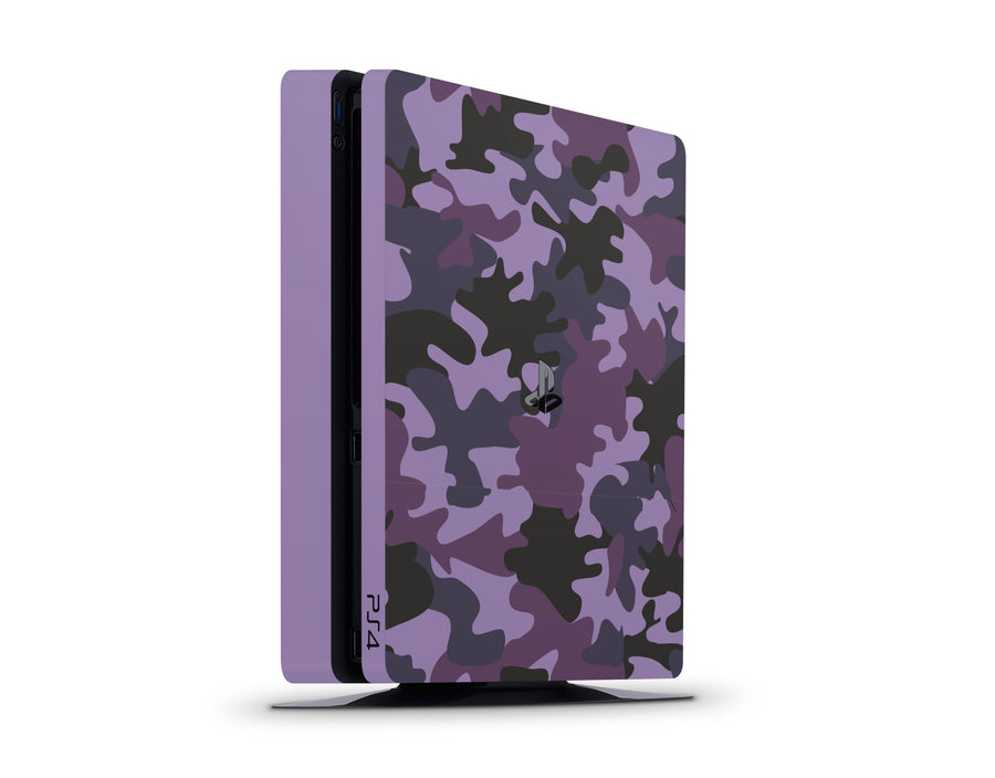 Purple Camouflage PS4 Slim Skin