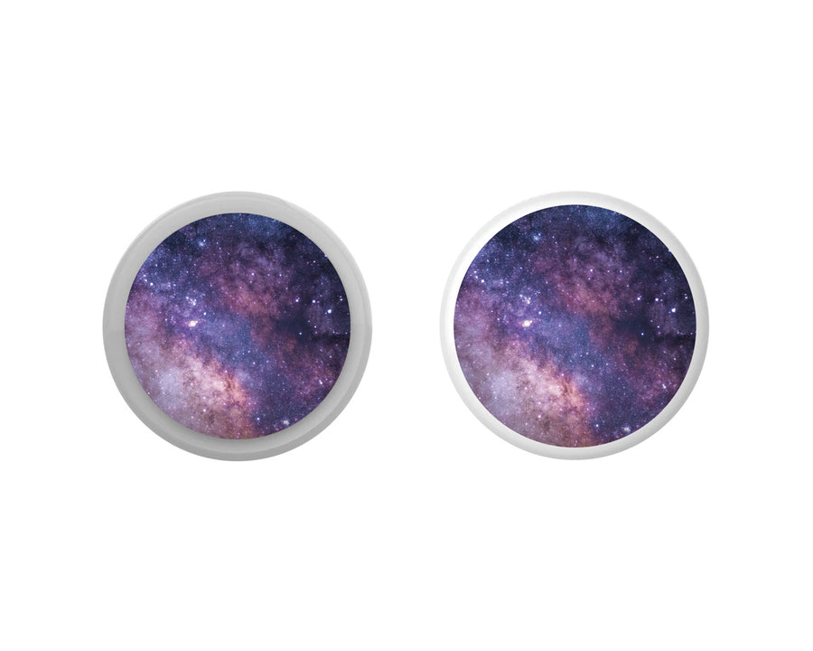 Purple Galaxy AirTag Skin - Set of 2