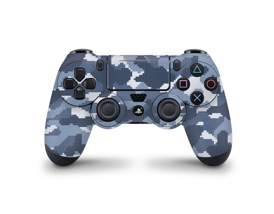 Blue Camouflage PS4 Controller Skin