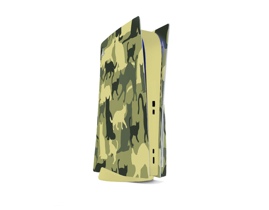 Cat Camouflage PS5 Disc Edition / PS5 Slim Skin