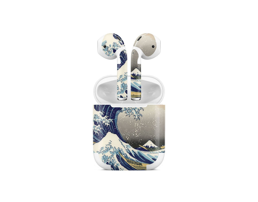 Sticky Bunny Shop AirPods 1 Great Wave Off Kanagawa By Hokusai AirPods 1 Skin