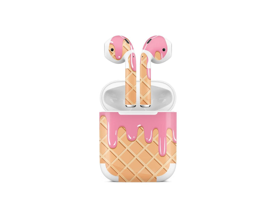 Sticky Bunny Shop AirPods 1 Melted Ice Cream Cone AirPods 1 Skin