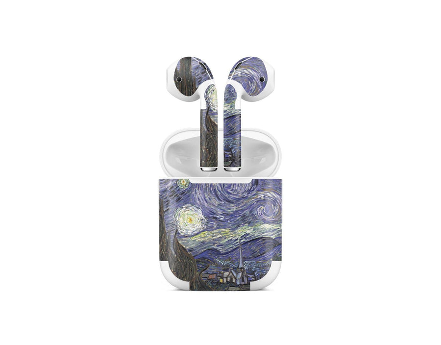Sticky Bunny Shop AirPods 1 Starry Night By Van Gogh AirPods 1 Skin