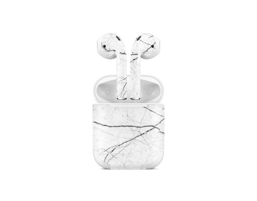 Sticky Bunny Shop AirPods 1 White Marble AirPods 1 Skin