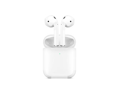 Sticky Bunny Shop AirPods 2 Pure White Cute Solid Pastel AirPods 2 Skin | Choose Your Color