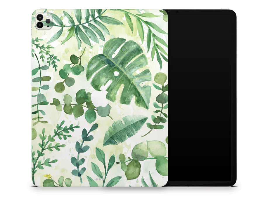 Sticky Bunny Shop iPad Pro 12.9" Gen 5 (2021) Watercolor Leaves iPad Pro 12.9" Gen 5 (2021) Skin