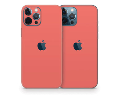 Sticky Bunny Shop iPhone 12 Pro Max Coral Classic Solid Color iPhone 12 Pro Max Skin | Choose Your Color