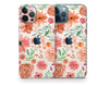 Sticky Bunny Shop iPhone 12 Pro Max Orange Watercolor Flowers iPhone 12 Pro Max Skin