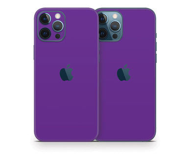 Sticky Bunny Shop iPhone 12 Pro Max Violet Classic Solid Color iPhone 12 Pro Max Skin | Choose Your Color