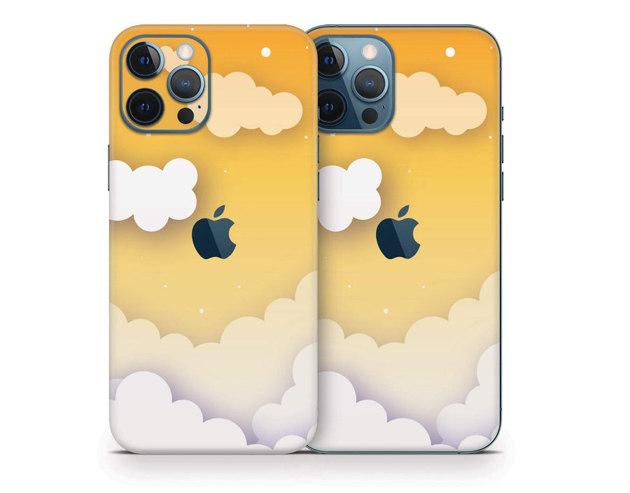 Sticky Bunny Shop iPhone 12 Pro Max Yellow Clouds In The Sky iPhone 12 Pro Max Skin