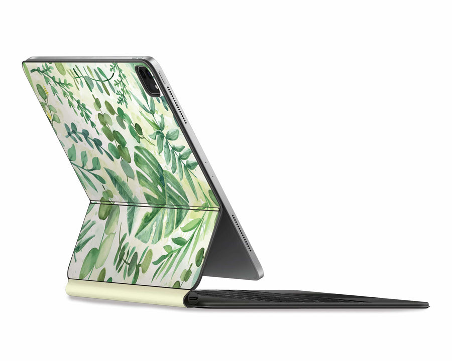 Sticky Bunny Shop Magic Keyboard Skin for iPad Pro 12.9" Watercolor Leaves Magic Keyboard Skin for iPad Pro 12.9"