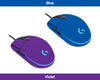 Classic Solid Color Logitech G203 Prodigy Mouse Skin | Choose Your Color