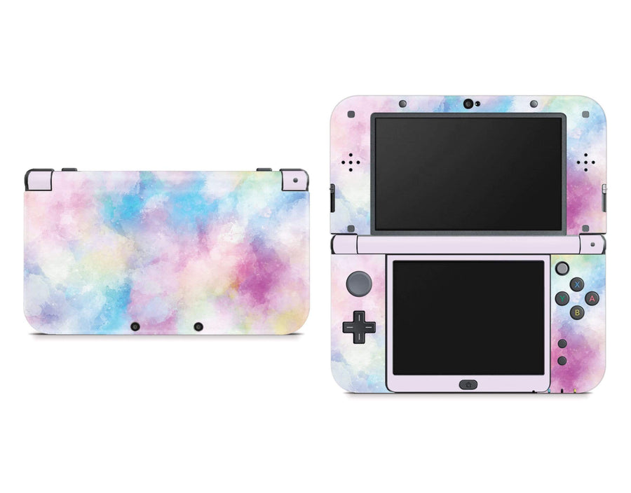 Sticky Bunny Shop Nintendo 3DS XL New 3DS XL Cotton Candy Watercolor Nintendo New 3DS XL Skin