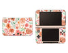 Sticky Bunny Shop Nintendo 3DS XL Orange Watercolor Flowers Nintendo 3DS XL Skin