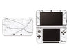 Sticky Bunny Shop Nintendo 3DS XL White Marble Nintendo 3DS XL Skin