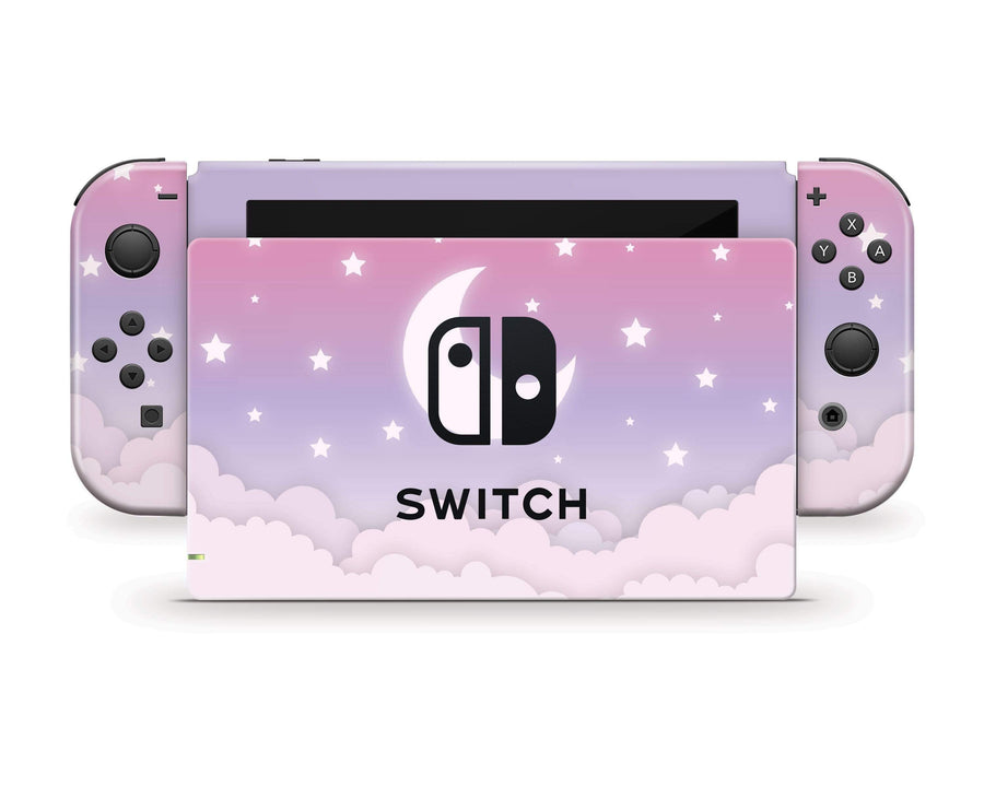 Sticky Bunny Shop Nintendo Switch Cute Lunar Sky Nintendo Switch Skin
