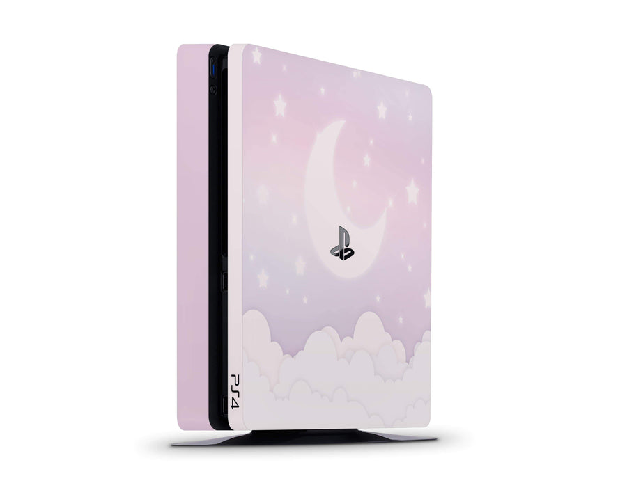 Sticky Bunny Shop Playstation 4 Lavender Lunar Sky Playstation 4 Slim Skin