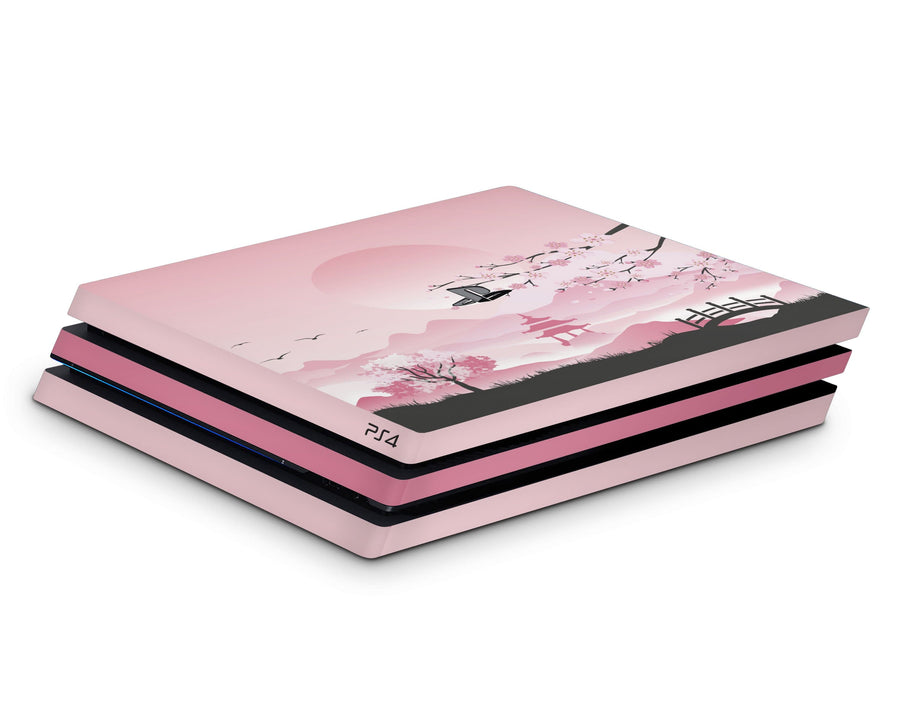 Sticky Bunny Shop Playstation 4 Pro Pink Sakura Playstation 4 Pro Skin