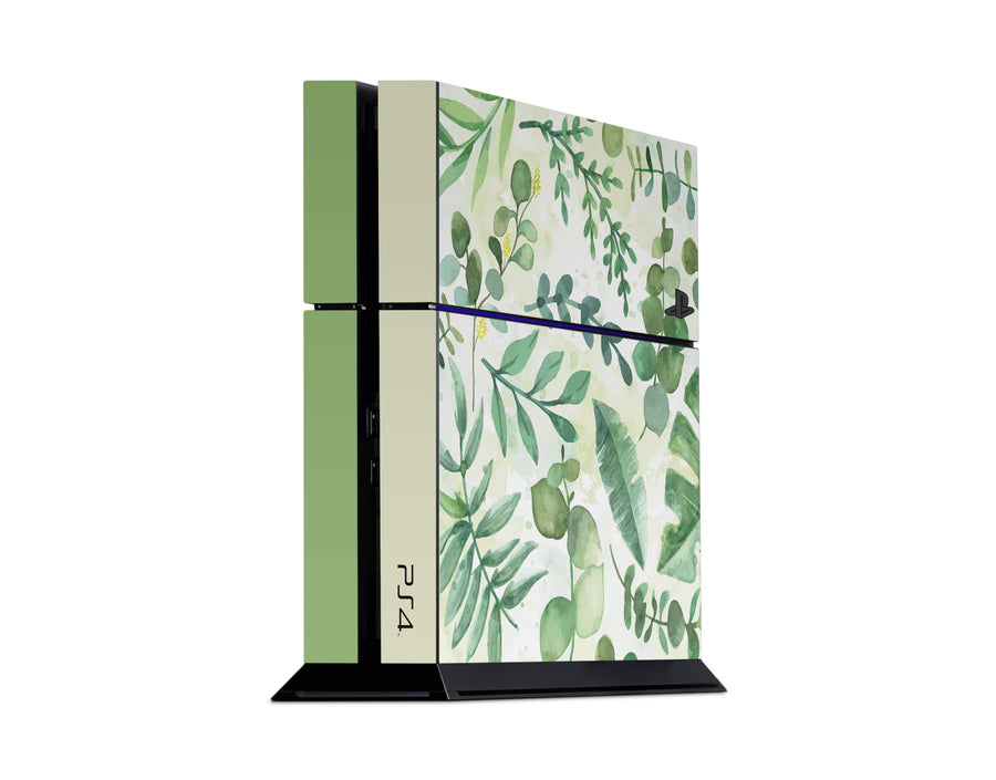 Sticky Bunny Shop Playstation 4 Watercolor Leaves Playstation 4 Skin