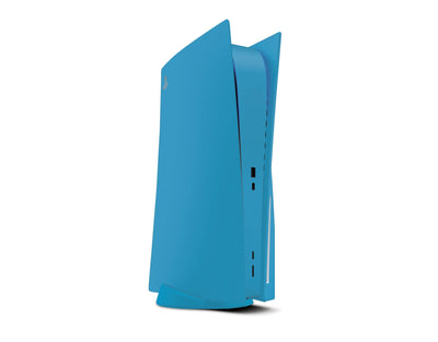 Sticky Bunny Shop Playstation 5 Deep Sky Blue Classic Solid Color PS5 Skin | Choose Your Color