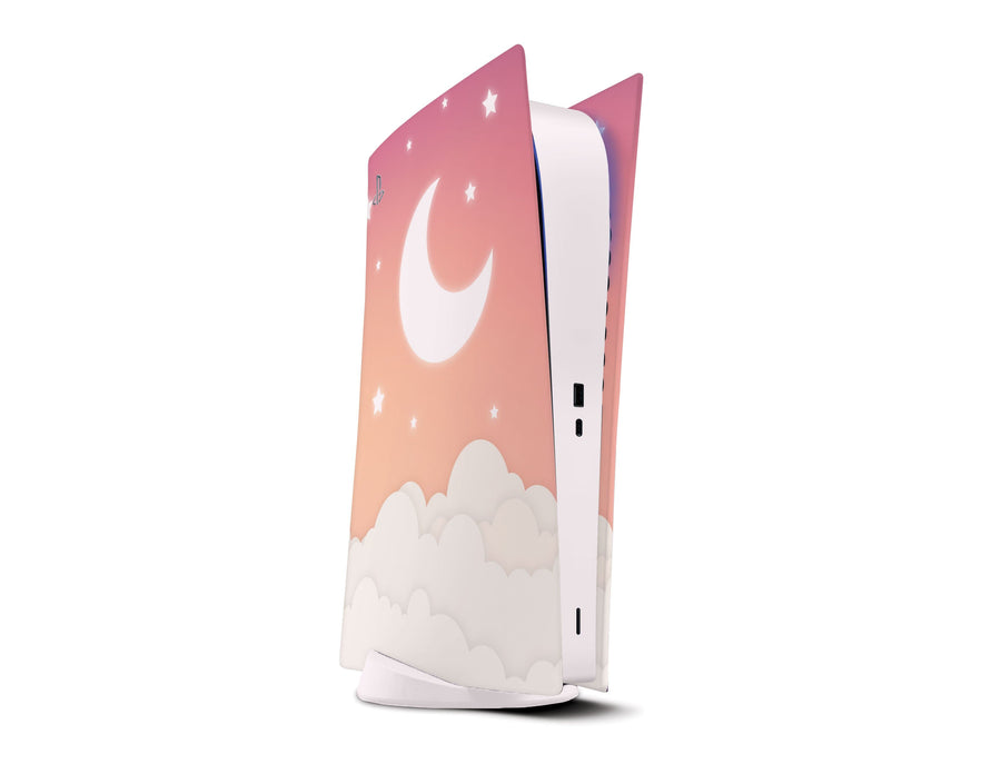 Sticky Bunny Shop Playstation 5 Digital Edition Warm Lunar Sky PS5 Digital Edition Skin
