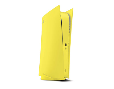 Sticky Bunny Shop Playstation 5 Digital Edition Yellow Classic Solid Color PS5 Digital Edition Skin | Choose Your Color