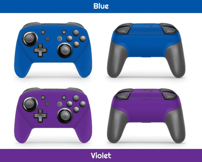 Sticky Bunny Shop Pro Controller Classic Solid Color Nintendo Switch Skin | Choose From A Variety Of Color Options