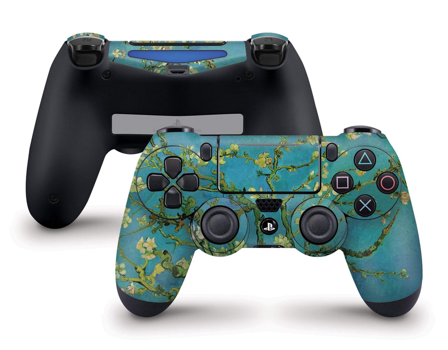 Sticky Bunny Shop PS4 Controller Almond Blossoms By Van Gogh PS4 Controller Skin