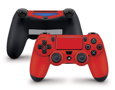 Sticky Bunny Shop PS4 Controller Red Classic Solid Color PS4 Controller Skin | Choose Your Color