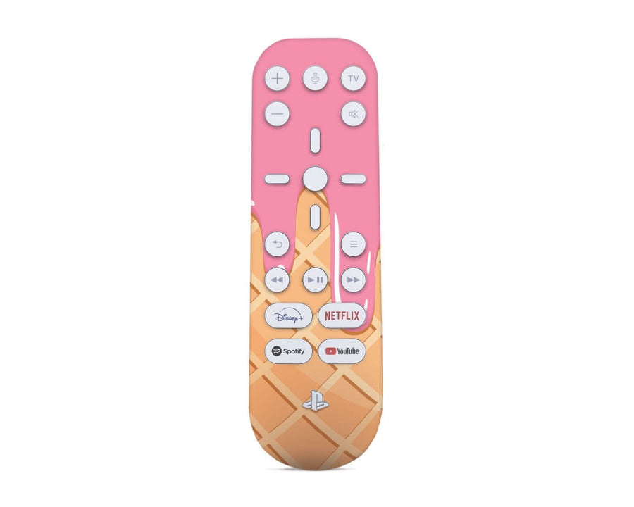 Sticky Bunny Shop PS5 Media Remote Melted Ice Cream Cone PS5 Media Remote Skin