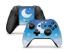 Sticky Bunny Shop Xbox One SX Controller Blue Lunar Sky Xbox One S/X Controller Skin