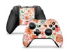 Sticky Bunny Shop Xbox One SX Controller Orange Watercolor Flowers Xbox One S/X Controller Skin