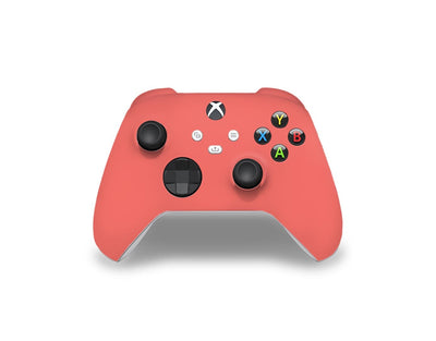 Sticky Bunny Shop Xbox Series Controller Coral Classic Solid Color Xbox Series Controller Skin | Choose Your Color