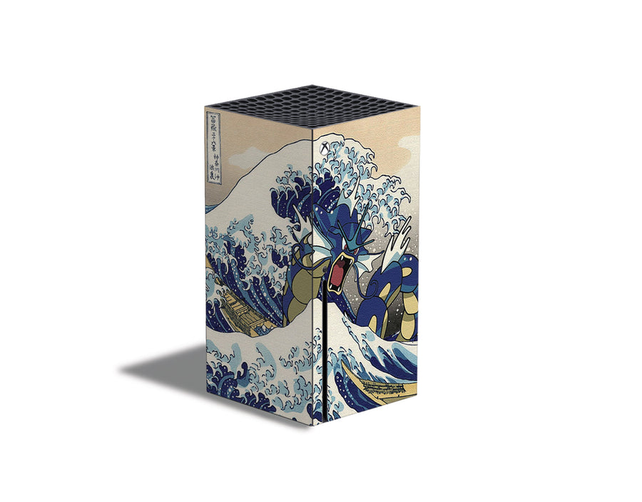 Sea Dragon Hokusai Xbox Series X Skin