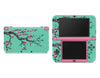 Teal Sakura Blossoms Nintendo New 3DS XL Skin