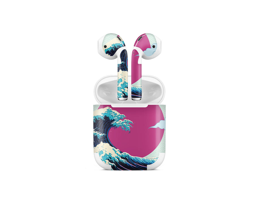 Hokusai Great Wave Clouds Edition AirPods 1 Skin