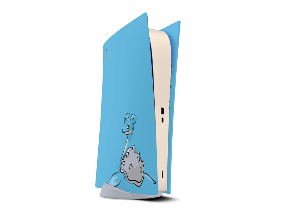 Blue Sea Creature PS5 / PS5 Slim Digital Edition Skin