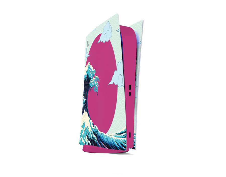 Hokusai Great Wave Clouds Edition PS5 Digital Edition Skin