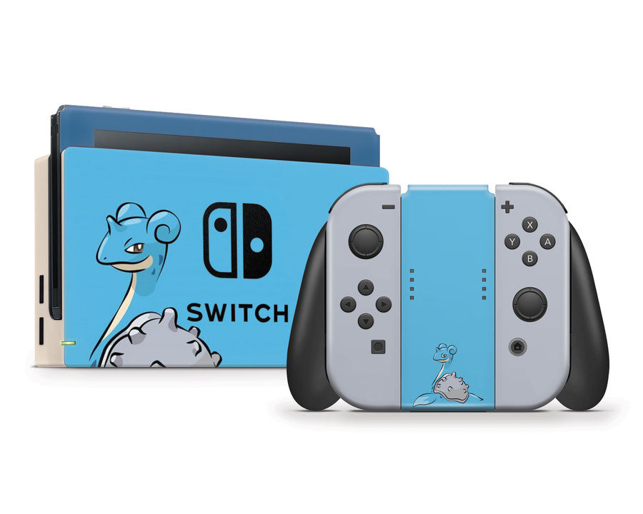 Blue Sea Creature Nintendo Switch Skin