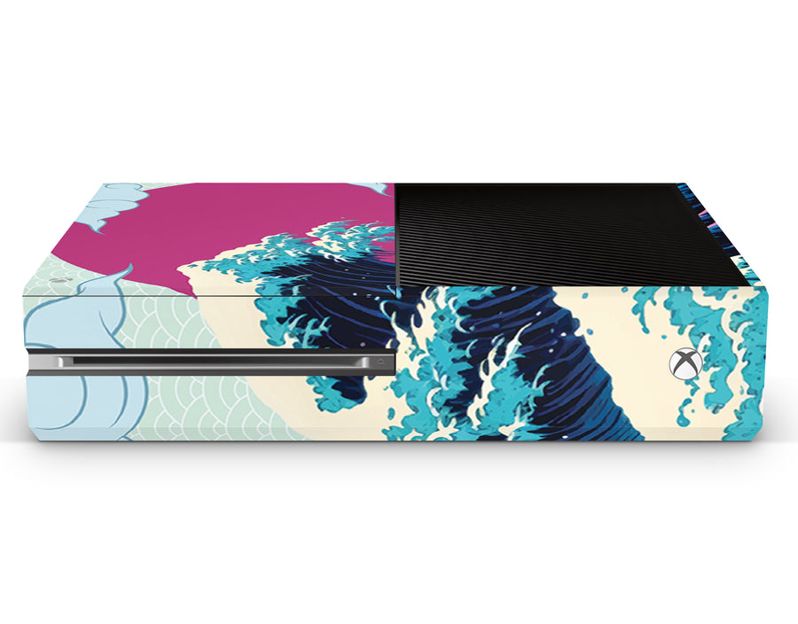 Hokusai Great Wave Clouds Edition Xbox One Skin