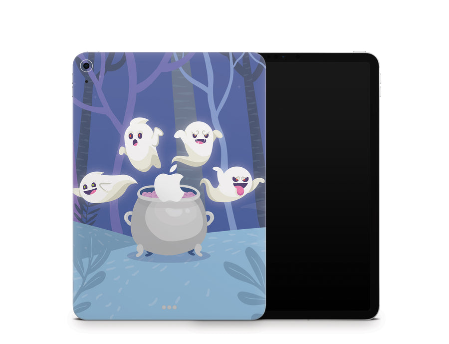 Spooky Ghosts Purple Edition iPad Series Skin