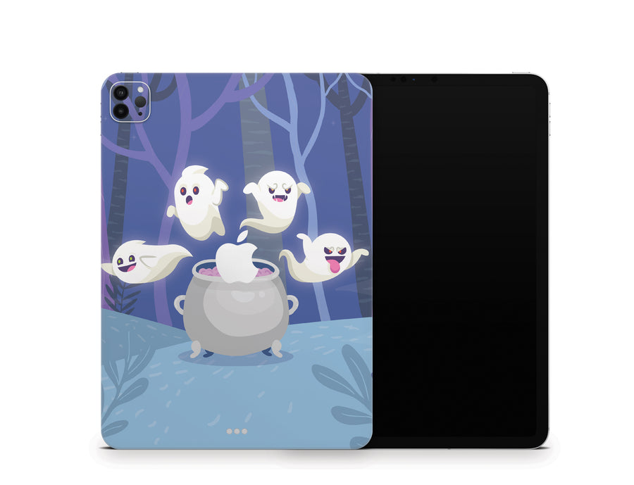 Spooky Ghosts Purple Edition iPad Pro 11" Series Skin