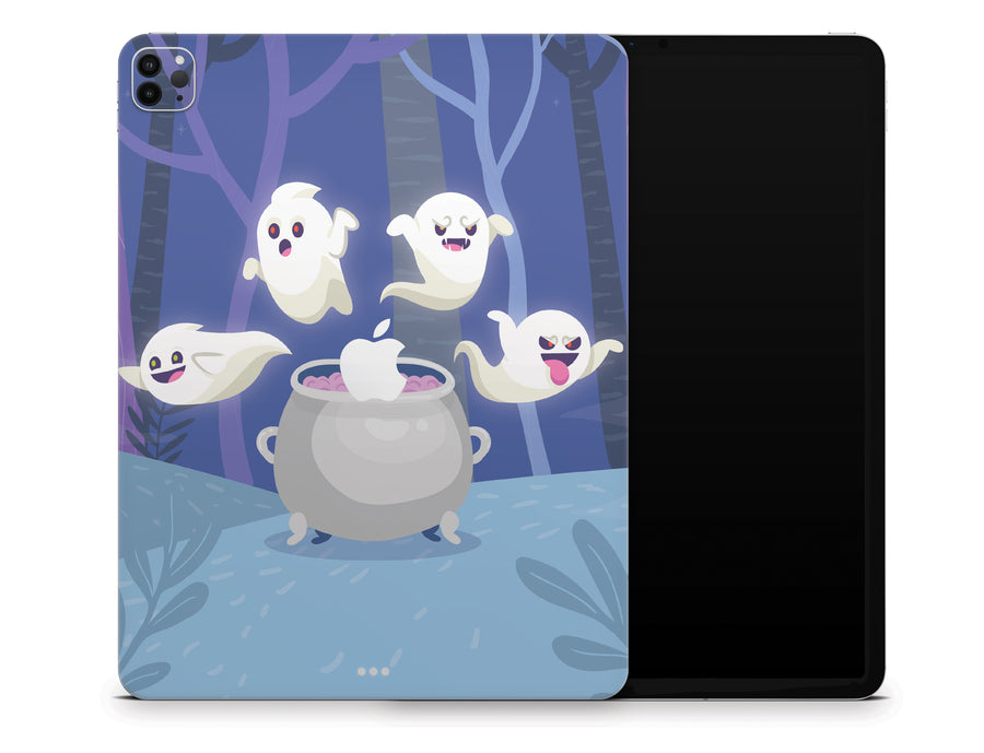 Spooky Ghosts Purple Edition iPad Pro 12.9" Series Skin