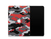 Red and Gray Camouflage iPad Pro 11" Series Skin