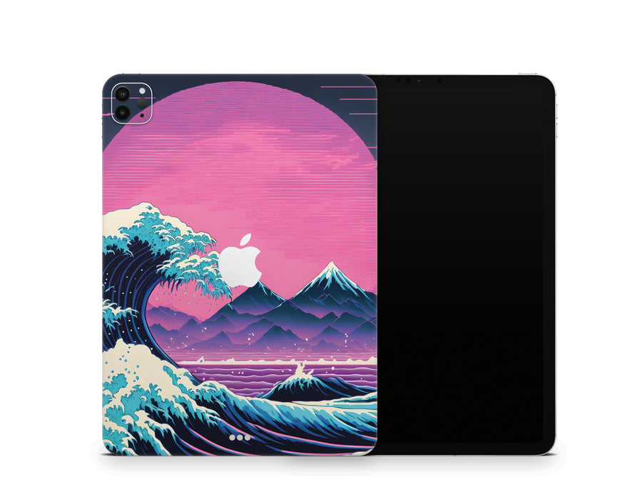Vaporwave Hokusai Great Wave iPad Pro 11" Series Skin